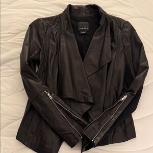 Women's Black Leather Jacket